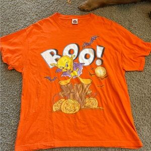 Looney Tunes Orange Halloween T-Shirt